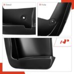 A-Premium Set of 4PCS Mud Flaps Splash Guards Mudguards Mudflaps with Hardware Accessories Compatible with Honda Accord, 2008-2012, Sedan Only, Black Color, Front and Rear (Driver & Passenger Sides) - Image 7