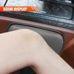 2PCS Car Elbow Pads, Memory Foam Car Center Console Cushion Pad for Knee Leg Elbow, Soft Leather Car Door Armrest Pad for Comfortable Support, Universal Arm Rest Pillow for Most Vehicles (Black) - Image 5