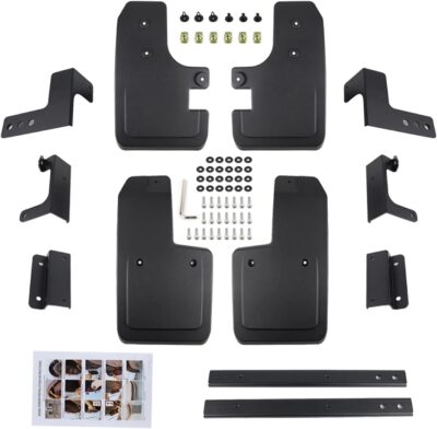 Mud Flaps for Ford Bronco Accessories 2021 2022 2023 2024 2025 2/4-Door, Splash Guards Easy Installed, No Punching Required Front and Rear 4PCS (not Applicable to Sport - Image 2