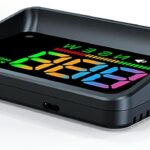 Heads Up Display for Cars, Car HUD H4, gps Speedometer, First Colorful, Large Font Digital Speedometer GPS with Speed, Compass, Automatic Sensing, Speeding Alarm, Suitable for All Cars.