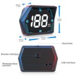 Universal Car HUD GPS Speedometer G20 Car Heads-up Display Plug and Play with USB Connection,Displays MPH, Comes with Compass Over Speed Alert HD Display Speedometer for All Vehicles - Image 6
