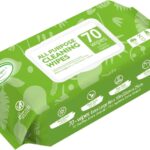 Air Jungles All Purpose Cleaning Wipes 70 Count, Bleach Free Extra Large 8" x 10" Heavy Duty for Car Interior, Kitchen, Bathroom, Countertop, Office, Tools - Non-Toxic Safe for Multi-Surface