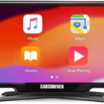 Car and Driver IntelliDash Pro X10, 10" Wireless Apple CarPlay & Android Auto Display, Portable Touchscreen Car Stereo w/Bluetooth, GPS Navigation, FM/AUX, Backup Camera Compatible for Cars & Trucks