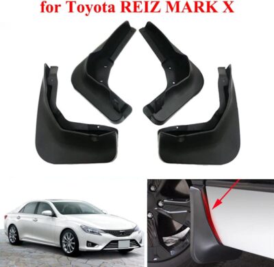 4Pcs Mud Guards Auto Mud Flaps Splash Guards Exterior Guards Fender Compatible with Toyota Reiz Mark X 2011 2012 2013 2014 2015 2016 2017 2018 2019 2020 2021 2022 2023 2024 2025 2026 - Image 2