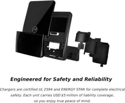 MSI EV Life Plus NACS Hardwired, Level 2 Charger, 240V, 60A, 14.4 kW, IP55 Rated-Water and dust Resistant, IK08 Impact Resistant, UL2594 Certified, Energy Star, RFID Card, 5 Years Warranty - Image 8