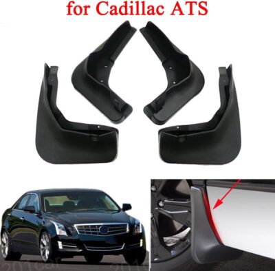 4Pcs Mud Guards Auto Mud Flaps Splash Guards Exterior Guards Fender Compatible with Cadillac ATS 2013 2014 2015 2016 2017 2018 2019 2020 2021 2022 2023 2024 2025 2026 Mudguards Mudflaps - Image 2