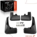 A-Premium Set of 4PCS Mud Flaps Splash Guards Mudguards Mudflaps with Hardware Kits Accessories Compatible with Toyota RAV4, 2013-2015, Sport Utility, Black Color, Front LH RH and Rear LH RH - Image 8
