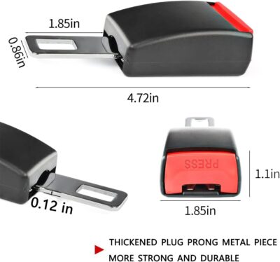 2PCS Car Seat Pads Shoulder,Black PVC Car Covers Extender Interior Accessories for A More Comfortable Automotive Driving - Image 2