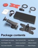 HK5 Carplay Screen for Car, 10.26’’ HD Wireless Apple Carplay & Android Auto Touchscreen with Backup Camera, Car Play Screen iOS 26 Compatible, GPS Navigation/Mirror Link/Siri/FM (No Front Camera) - Image 9