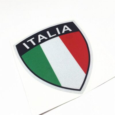 Car Styling Italy Flag Italia Car Sticker Decals Vinyl Tape Reflective 12x10cm - Image 6