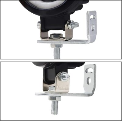 jose2015 Motorcycle Fog Light Bracket L Shaped Mounting Bracket, Universal Extension Holder Spotlight Driving Light Mount Brackets 2PCS - Image 4