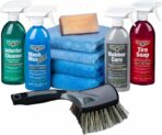 Complete Car Care Kit - Wash Wax ALL, Interior Cleaner, Tire Soap, Rubber Conditioner, Aircraft Grade & Quality for your Car, Boat & RV