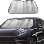 Big Ant Car Windshield Sunshade UV Ray Reflector Auto Window Sun Shade Visor Shield Cover, Keeps Vehicle Cool- Sliver (55" x 27.5")