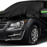Waterproof Car Covers Replace for 2007-2025 Subaru Impreza Hatchback, 6 Layers All Weather Car Cover with Zipper Door & Windproof Bands for Snow Rain Dust Hail Protection