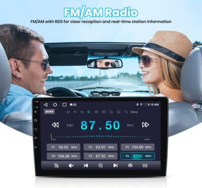 10.1" Android 13 Car Stereo for Chevy Silverado 2007-2013 Tahoe GMC Sierra Yukon, Wireless CarPlay & Android Auto, HD Touchscreen, Backup Camera, WiFi, GPS, SWC - 2GB+64GB - Image 4