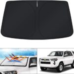 KUST Windshield Sun Shade Custom Fit for Toyota 4Runner 2010-2024 2025 2026 Accessories 4 Layers Sunshade Foldable Sun Protector Block UV Rays Keep Car Cooler