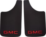 Plasticolor 000545R01 GMC Logo Easy Fit Mud Guard -19 x 11 inch -Set of 2