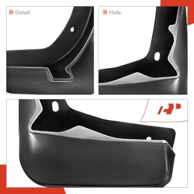 A-Premium Set of 4PCS Mud Flaps Splash Guards Mudguards Mudflaps with Hardware Accessories Compatible with Volkswagen GTI, 2015-2017, Hatchback, Front and Rear (Driver & Passenger Sides) - Image 7