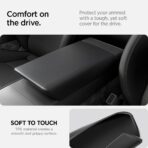 Spigen Center Console Armrest Cover for Tesla Model Y Juniper (Standard, Premium & Performance 2026/2025) and Model 3 Highland (Standard, Premium & Performance 2026/25/24) - Black - Image 4