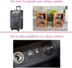 USB Bluetooth Receiver Adapter, Wireless Audio Adapter Car Kit Music Receiver for Home Stereo/Car Stereo Sound System Speakers with 3.5mm Cable.(Aux in) (Yet-M1)