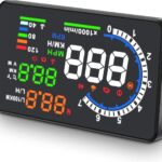 Heads Up Display for Cars, Digital Speedometer for Car A8 with OBD Function, 5.5 Inch Large Screen, HUD Speedometer for Car for All Vehicles (OBD2 Speedometer A8)