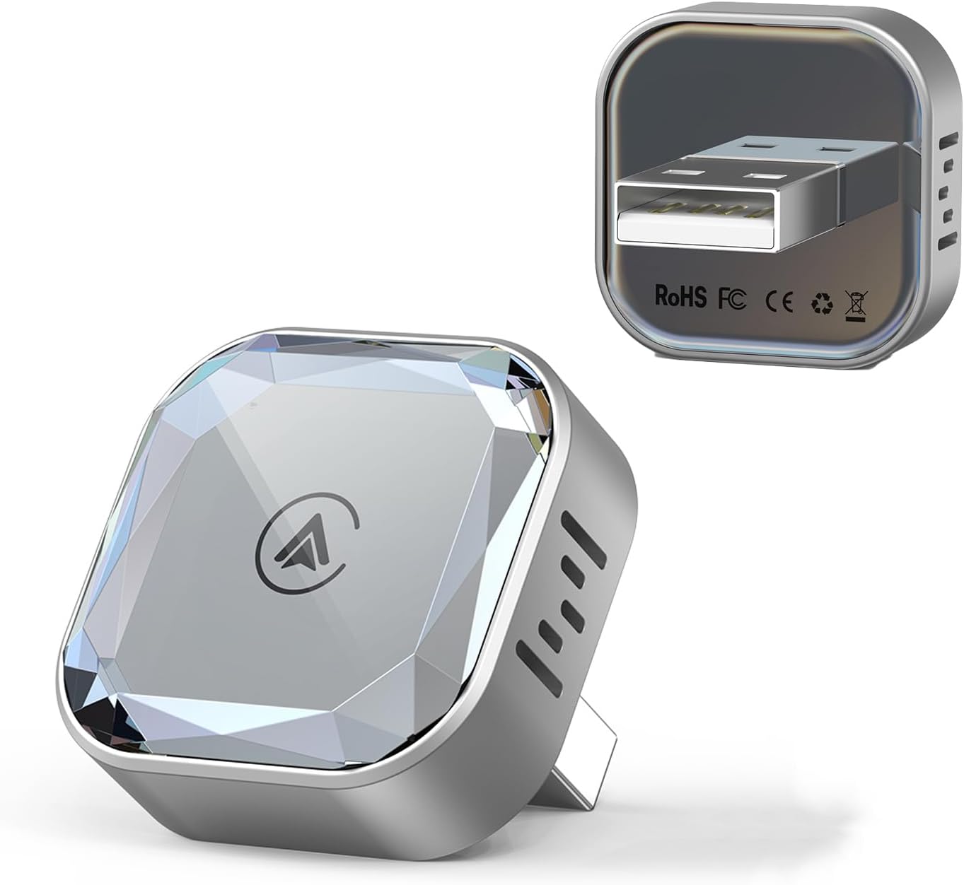 61TBRxat7JL._AC_SL1500_.jpg Wireless CarPlay Adapter for Apple iPhone & Android Auto Dongle Plug and Play 2-in-1 Wireless Dongle Bluetooth 5.4 Car Play Adapter Mini Sized & Fast Connection - Image 1