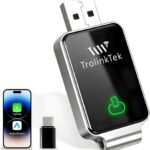 Mini Wireless Carplay Adapter for Apple iPhone, Converts Wired to Wireless Car Play Adapter, CarPlay Dongle Stick for Car(2015+), USB & Type-C Plug & Play for iPhone iOS 10+ Android 11+