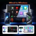 CarlinKit 4.0 Wireless CarPlay 2026 Apple - Wireless CarPlay Adapter for OEM Factory Wired CarPla y Cars 2 in 1. Plug & Play, Wired to Wireles s, Auto Connect, Online Upgrade, 5.8GHz Wi-Fi GPS - Image 7