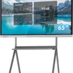 65" Touchscreen Monitor Smart Board, 4K Interactive Presentation Electronic Whiteboard with Android 11, Digital Signage Display for Office, Classroom,RAM 4GB+ ROM 32GB