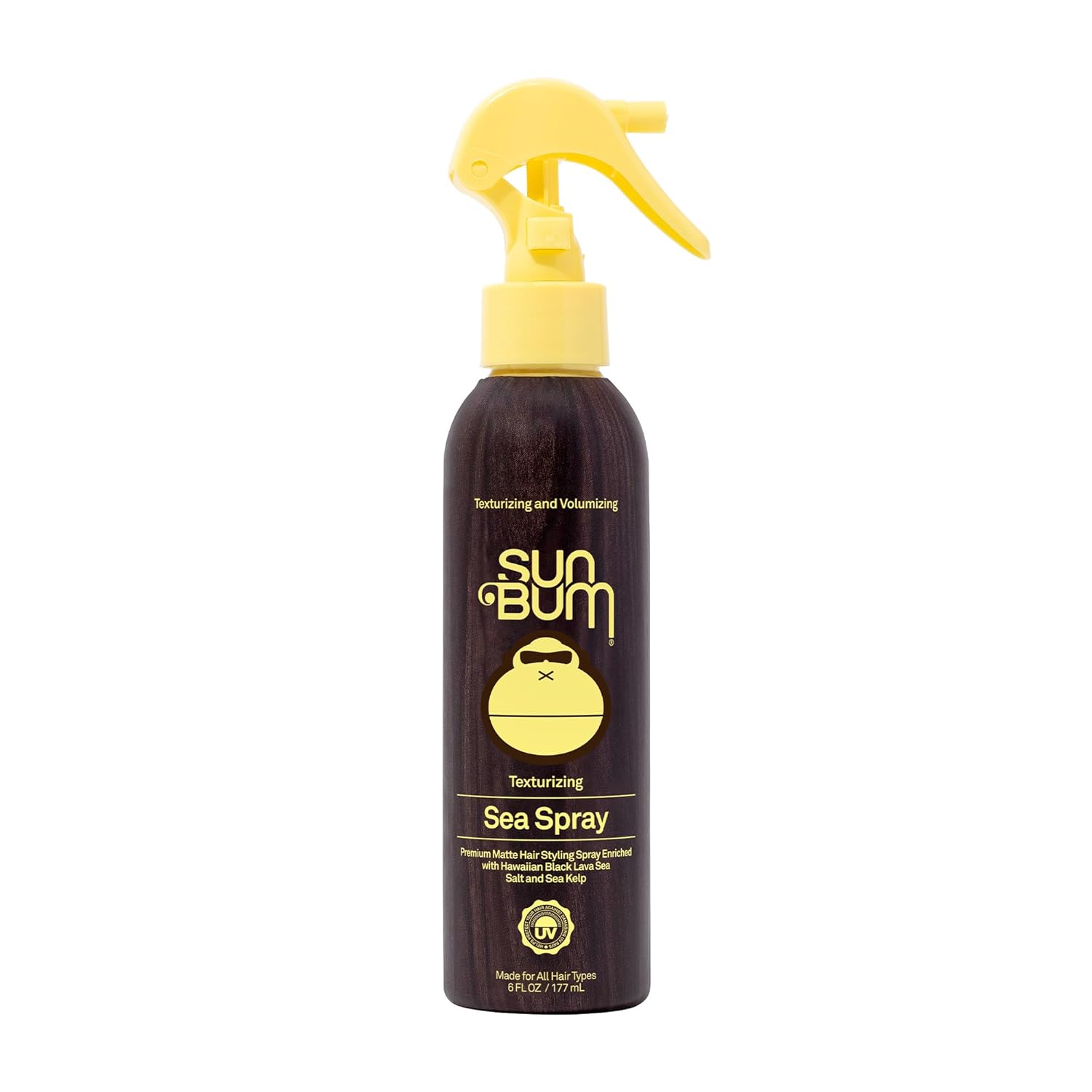 61TmbXOngL._SL1500_.jpg Sun Bum Sea Spray | Texturizing and Volumizing Sea Salt Spray | UV Protection With a Matte Finish | Medium Hold | For All Hair Types | 6 FL OZ Bottle | Texturizing, Volumizing, UV Protection, Matte Finish, All Hair Types, 6 FL OZ - Image 1