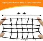 GLOBACT 1/10 RC Crawler Accessories, Storage Box, Wood Box, Luggage Net, Fuel Box, Shovel, Fire Extinguisher, Recovery Board for RC 1/10 Crawler Traxxas TRX4 Axial SCX10 Redcat (Black) - Image 3