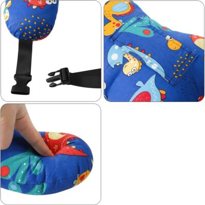 Car Travel Pillow for Kids Adults X-Shaped Car Sleeping Head Support Soft Neck Pillow Head and Body Support Travel Pillow Cushion for Car Seat Pillow Car Aircraft Travel Pillow Headrest for Road Trips - Image 4