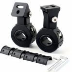 Motorcycle Spotlight Bracket, Light Bar Mounts for Driving Fog Lights, 360 Degree Adjustment Tube Clamp Mounting Bracket Fit 0.7"-1.25" ATV UTV Roll Bar (2 Pcs) - Image 6
