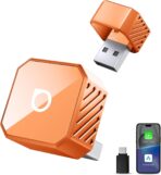 OTTOCAST Mini 3.0 (Pot) 2025 2-in-1 Wireless CarPlay/Android Auto Adapter, 5GHz WiFi, Auto Connect for 2016+ Cars