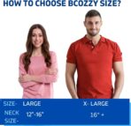 BCOZZY Travel Neck Pillow for Airplane – Patented Double Support for Head, Neck, and Chin. Best for Long Flights, Plane Sleeping, and Car Rides. Adjustable Size. Fully Washable. Carry Bag. Large, Gray - Image 4