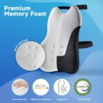 Lumbar Support Pillow for Office Chair Car, Gaming Chair Lower Back Pain Relief Memory Foam Cushion with 3D Soft Cover Enhance Your Driving Comfort Ergonomic Orthopedic Car Back Rest,Stocking Stuffers - Image 2