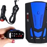 Car Radar Detector 360° GPS Speed Police Safe 16 Band Voice Alert,1080P HD Auto Focus Webcam with Microphone (Blue)