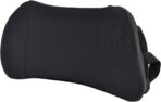 Lumbar Support Pillow for Car, Memory Foam Back Cushion Provides Lumbar Support to Relieve Back Pain, Ideal for Driving Cars and Office Chairs as a Back Support Pillow (Black)