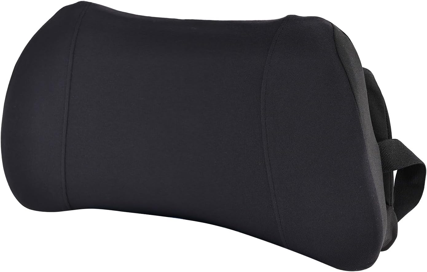 61UXht6DJL._AC_SL1500_.jpg Lumbar Support Pillow for Car, Memory Foam Back Cushion Provides Lumbar Support to Relieve Back Pain, Ideal for Driving Cars and Office Chairs as a Back Support Pillow (Black) - Image 1