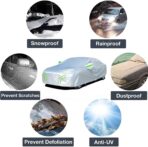 Car Cover Compatible with Buick Special Y-Body 1961-1963,Heat-Insulating, dust-Proof, Sun-Proof, All-Weather Protection Outdoor car Cover (Silver Green) - Image 8