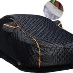 Thickened Large 5 Layers Full Car Covers, Anti-Hail Waterproof Thermostatic Windshield Mirror Cover, Compatible with Dodge (Color : Black, Size : Charger SRT)