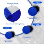 53Pcs Tire Patch Kit Heavy Duty, Tire Repair Tools 42 mm Tungsten Steel Buffing Wheel with 32/42/58mm Tire Patches, Inner Liner Scraper, Tire Patch Roller for Car Motorcycle Bike tractors Grinding - Image 4