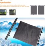 2pcs Car Window Curtains Sunshade 40x45cm Side Window Covers UV Protection for Safety and Heat Blocking Sunshade for Vehicle Interior - Image 8