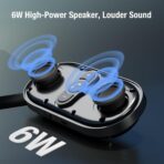 Bluetooth Car Speaker Phone: Hands Free Calling Kits 6W in car Speakerphone for Safe Driving - Support Siri Google Assistant Voice Calls/Motion Auto ON Off - BC990P - Image 7