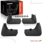 A-Premium Set of 4PCS Mud Flaps Splash Guards Mudguards Mudflaps Compatible with Genesis GV80 2021 2022 2023 2024 2025, SUV, Front & Rear Driver and Passenger Side - Image 8