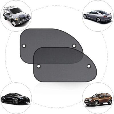2 Pack Universal Car Window Shade, Cling Sunshade - Sun, Glare and UV Rays Protection for Your Child - Baby Side Window Car Sun Shades, Blocks Over 98% of Harmful UV Rays (Large) - Image 5