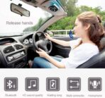 Bluetooth Car Kit Speakerphone,- Bluetooth Visor Clip Speakerphone Connect 2 Phones at Same Time - Image 4