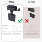 Rupse Car armrest Storage Box,Car Center Console armrest Box with Cup Holder,Forearm Wrist Support Adjustable Armrest for Most Car Models - Image 7