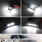 12pcs Super Bright 6000K LED Interior Lights Bulb for 2019 2020 2021 2022 Dodge RAM 1500 5th Gen LED Map Dome Footwell Cargo Light Bulbs White LED Interior Light Bulbs Package + Install Tool - Image 6