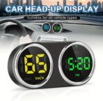 GPS Heads Up Display for Cars Digital Dashboard Speedomete with MPH/KMH, Universal HUD Display Car with 2M USB Cable and Clock, QC3.0 Fast Charger, Plug & Play for Car Boat Truck Motor SUV Golf Cart - Image 6
